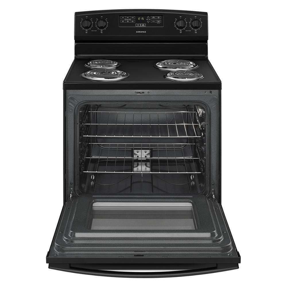 Amana ACR4303MFB 30-inch Amana® Electric Range with Bake Assist Temps