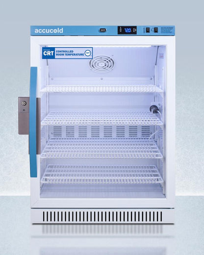 Summit ARG6PVCRT 6 CU.FT. ADA Height Upright Controlled Room Temperature Cabinet
