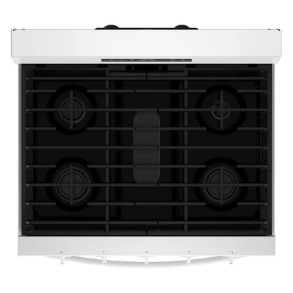 Whirlpool WFGS5730SW 30-inch Gas Range with Air Cooking Technology and EZ-2-Lift™ Hinged Grates