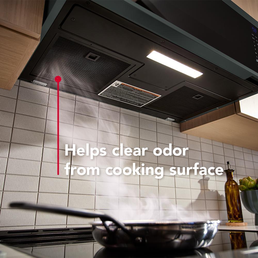 Kitchenaid KMML550RJP Smart Low Profile Microwave Hood Combination with Dual Fan Ventilation