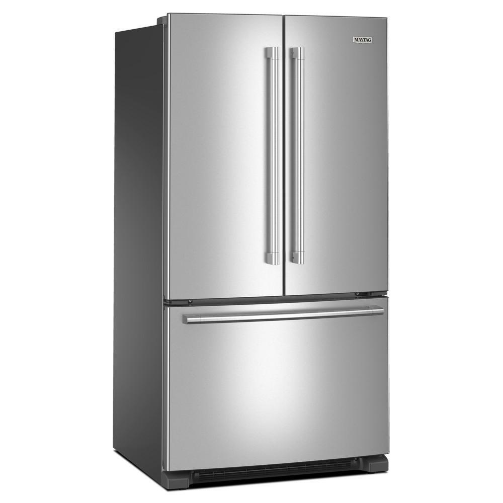 MRFF4136RZ Maytag® 36 Inch Wide French Door Bottom Mount Refrigerator with Max Cool Setting - 25 Cu. Ft.