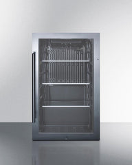 Summit SPR488BOSADA Shallow Depth Indoor/outdoor Beverage Cooler, ADA Compliant