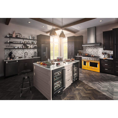 Kitchenaid KVWC958KSS 48'' 585 or 1170 CFM Motor Class Commercial-Style Wall-Mount Canopy Range Hood