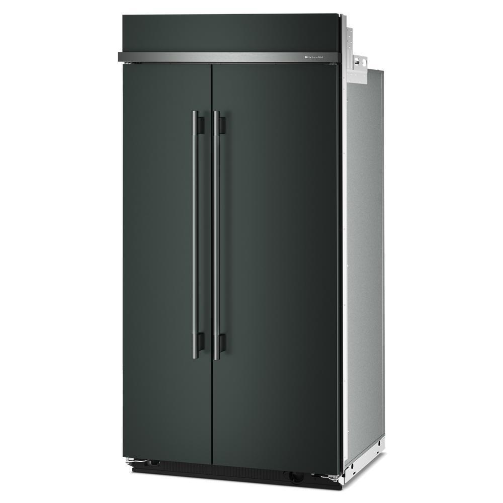 Kitchenaid KBSN742SJP 25.5 Cu. Ft. 42" Built-In Side-by-Side Refrigerator with Platinum Interior