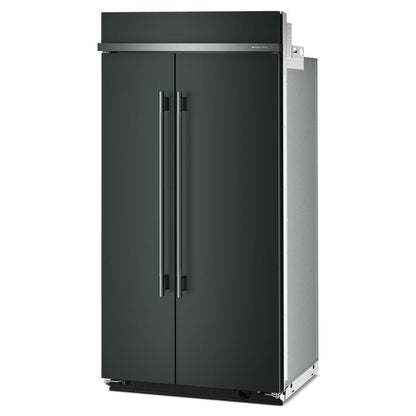 Kitchenaid KBSN742SJP 25.5 Cu. Ft. 42" Built-In Side-by-Side Refrigerator with Platinum Interior