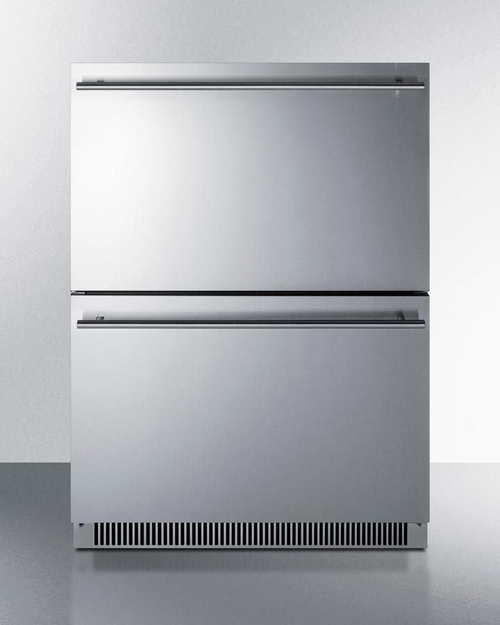 Summit 24" Wide 2-drawer All-freezer, ADA Compliant
