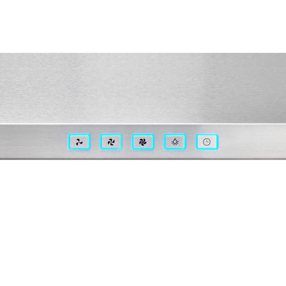 BWP1364SS Broan® 36-Inch Convertible Wall-Mount Pyramidal Chimney Range Hood, 450 Max CFM, Stainless Steel