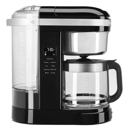 Kitchenaid KCM1209OB 12 Cup Drip Coffee Maker with Spiral Showerhead and Programmable Warming Plate