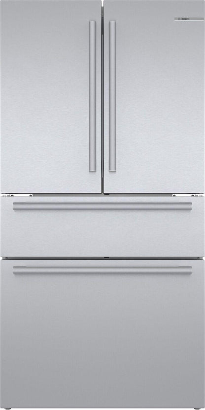 Bosch B36CL80SNS 800 Series, French Door Bottom freezer, multi door, 36'', Brushed steel (with anti-fingerprint)