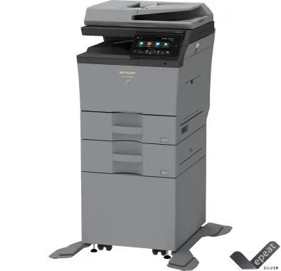 Sharp BPC535WR BP-C535WR Color Networked Multifunction Printer Prints up to 35 pages per minute , copy, scan, fax Maximum paper capacity of 2,350 sheets Exceptional Image Quality with 600 x 600 dpi print resolution