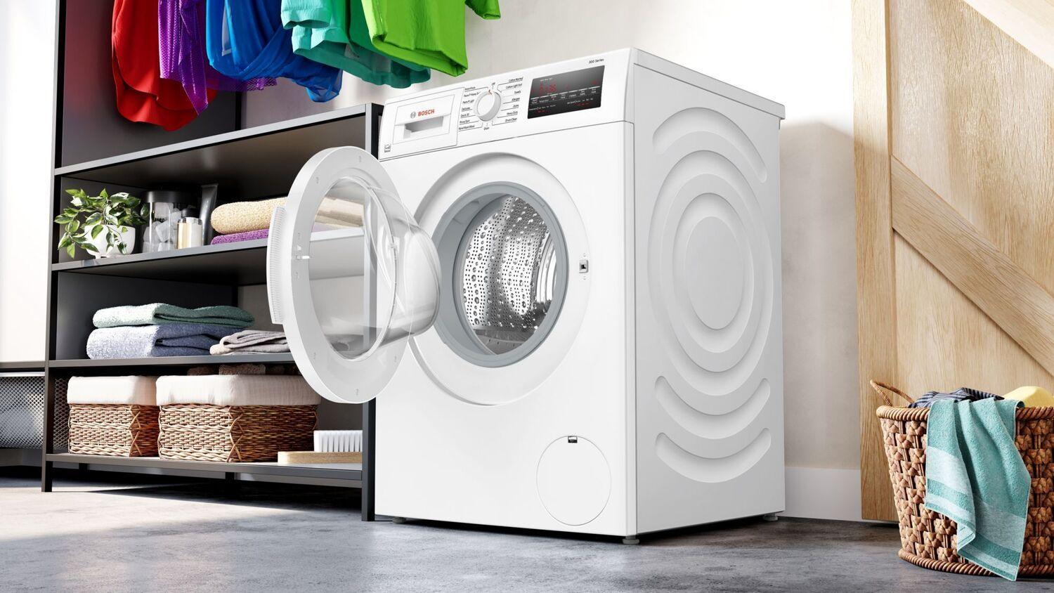 Bosch WGA12400UC 300 Series Compact Washer 1400 rpm