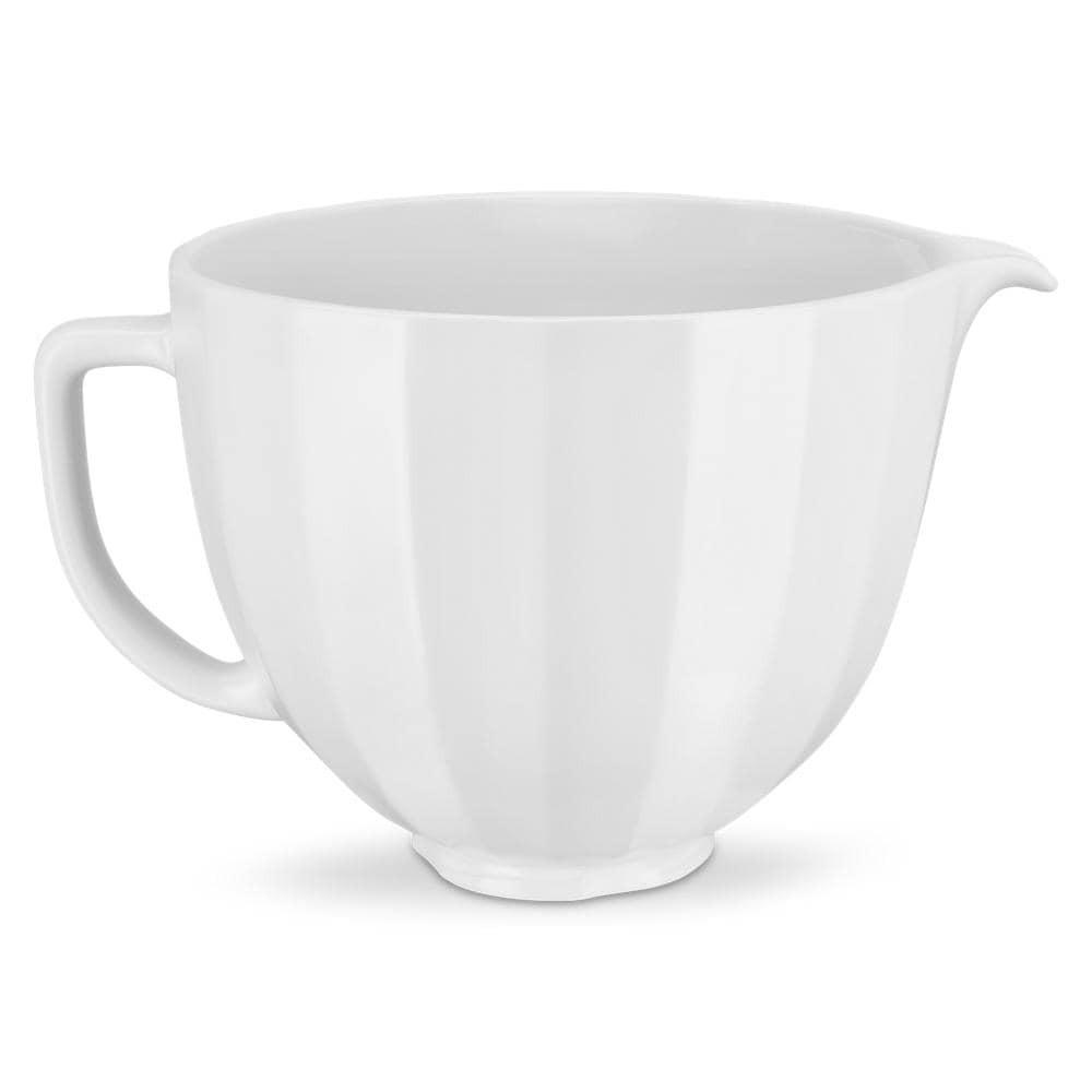 Kitchenaid KSM2CB5PWS 5 Quart White Shell Ceramic Bowl
