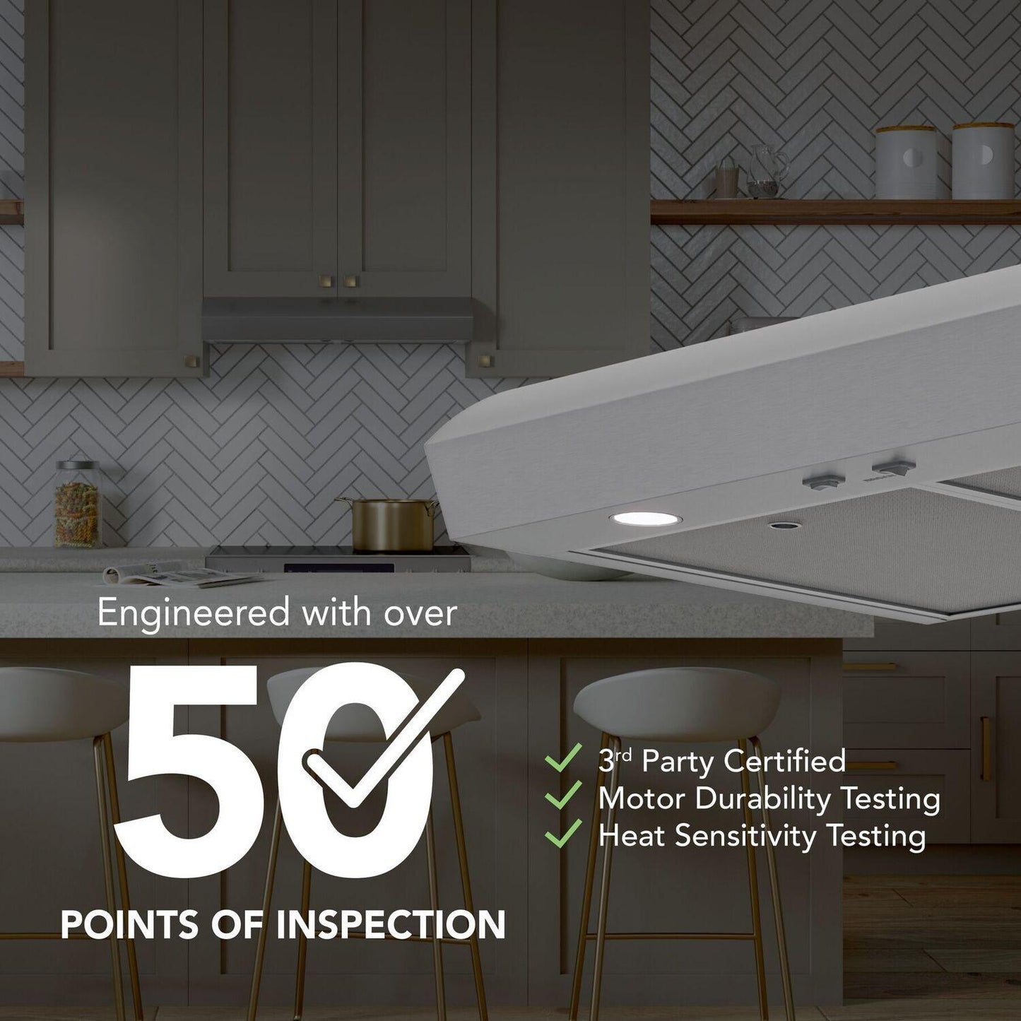 MTR1303SS Broan-NuTone 30-Inch Under Cabinet Range Hood, ENERGY STAR, 350 Max Blower CFM, Stainless Steel