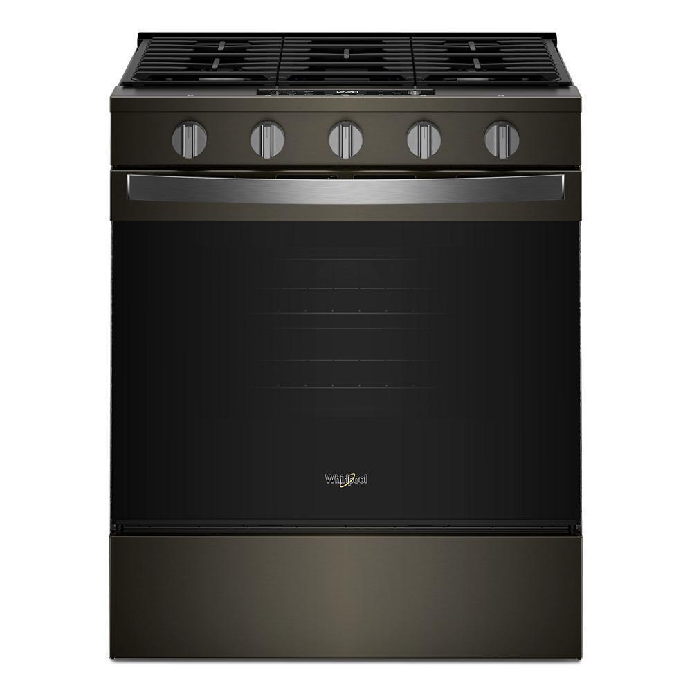 Whirlpool WSGS5030SV 30-inch Gas Smart Range with Air Cooking Technology