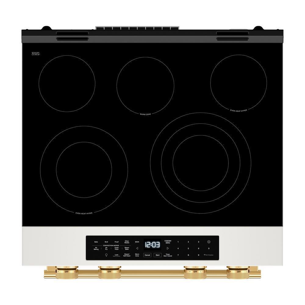 Kitchenaid KSES530SPL 5.3 Cu. Ft. Smart Slide-in Electric Range with Two Even-Heat™ Hyper Elements and Convection Cooking Modes
