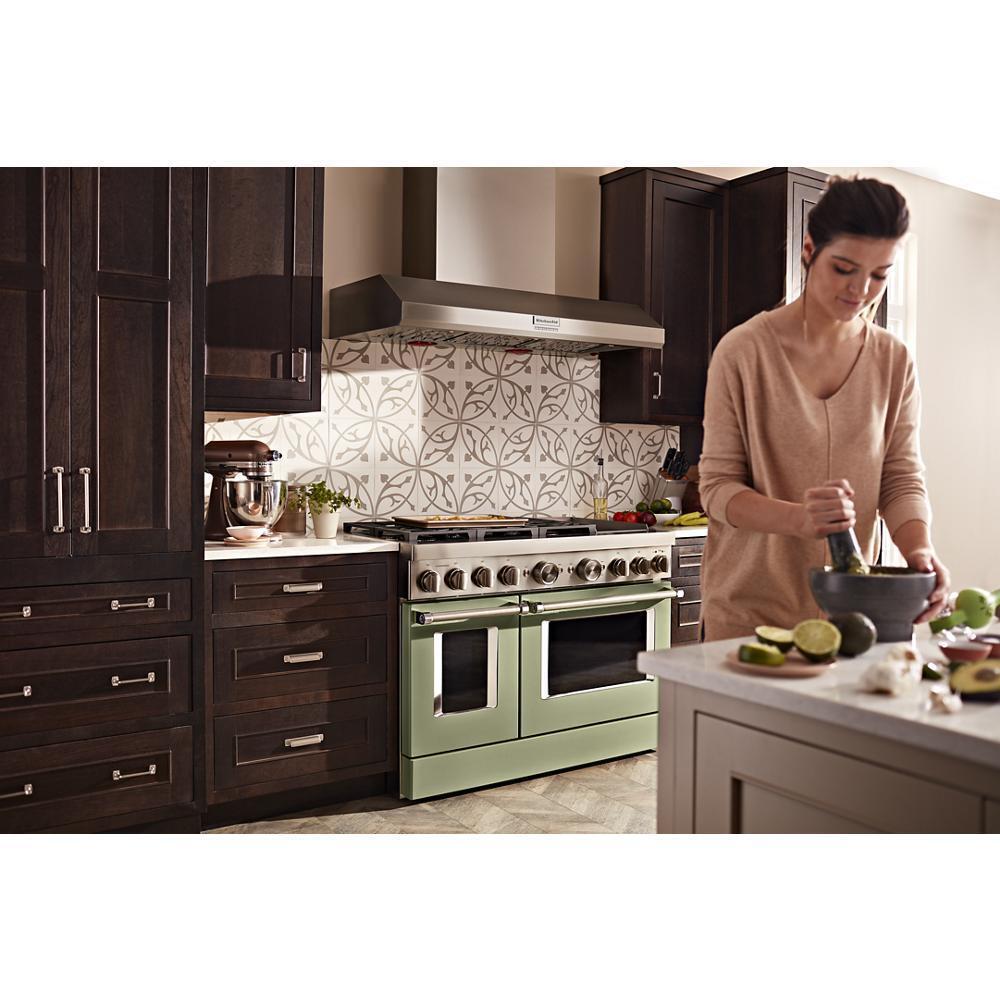 KFDC558JAV KitchenAid® 48'' Smart Commercial-Style Dual Fuel Range with Griddle