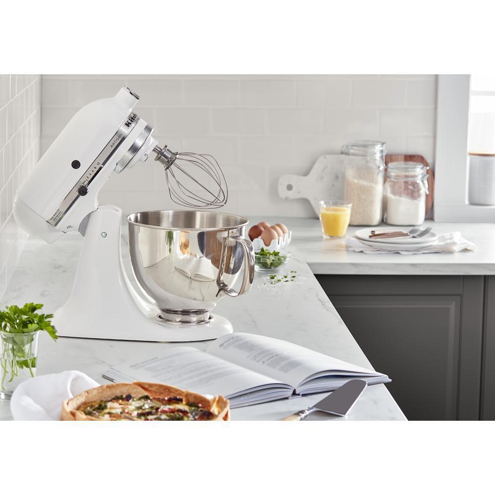 Kitchenaid KSM150PSWH Artisan® Series 5 Quart Tilt-Head Stand Mixer