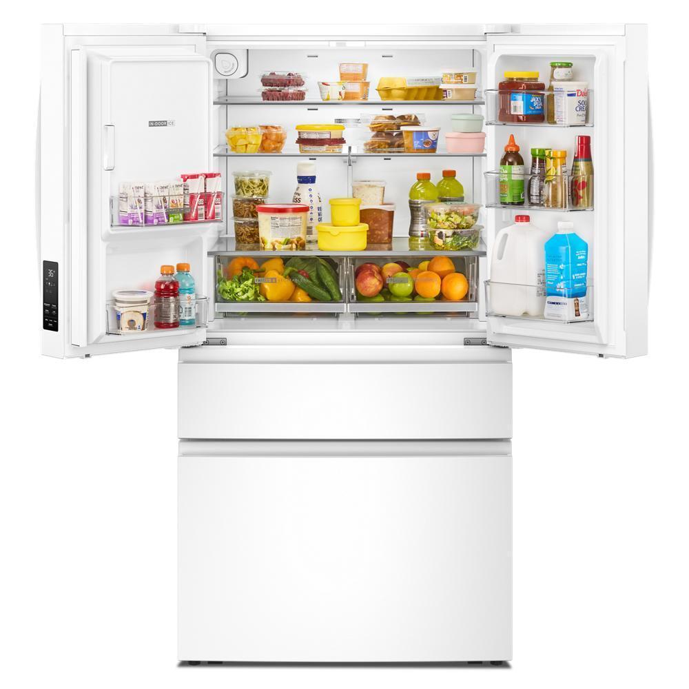WRMF3636SW Whirlpool® 29 Cu. Ft. Family-Sized Capacity French door refrigerator with Flexible Temperature Drawer