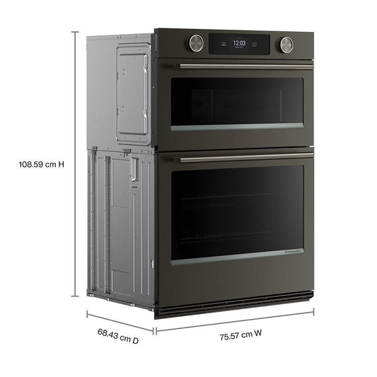 Kitchenaid KOEC730SBE Smart Combo Wall Oven with Assisted Cook Cycles