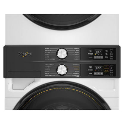 Whirlpool WEF5727TW Smart ENERGY STAR® Front Load Laundry Tower with UV Clean Technology & FreshFlowTM Vent System 4.5 cu. ft. Washer & 7.4 cu. ft. Electric Dryer