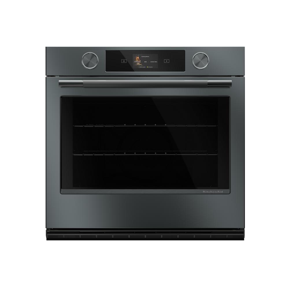 Kitchenaid KOES930SJP 30-inch Smart Electric Single Wall Oven with Intelligent Cooking Camera - Juniper