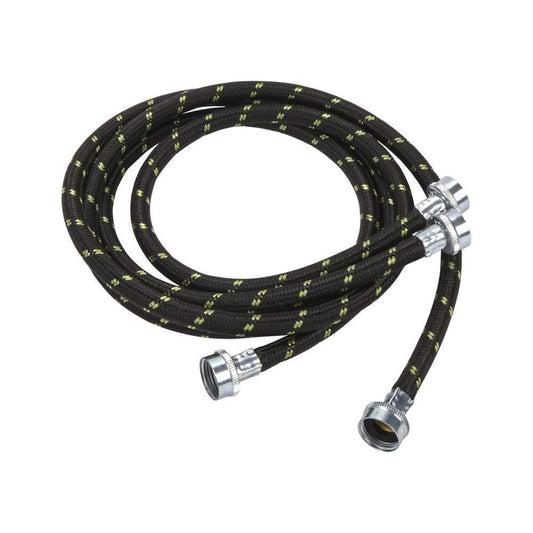 Kitchenaid 8212487RC 5' Braided washer fill hoses with 2 female connections - 2 pack