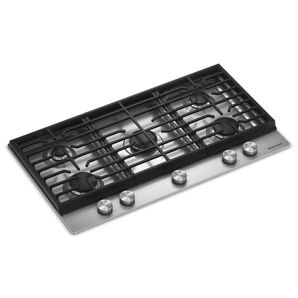 KCGK336SSS KitchenAid® 36 in. Gas Cooktop with 5 Versatile Burners