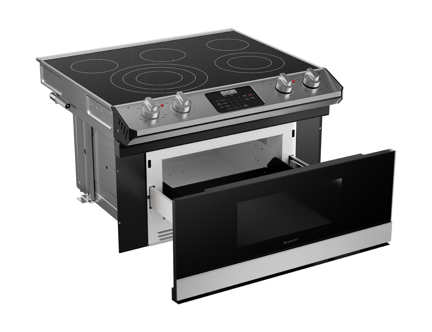 Sharp Smart Radiant Rangetop with Microwave Drawer Oven