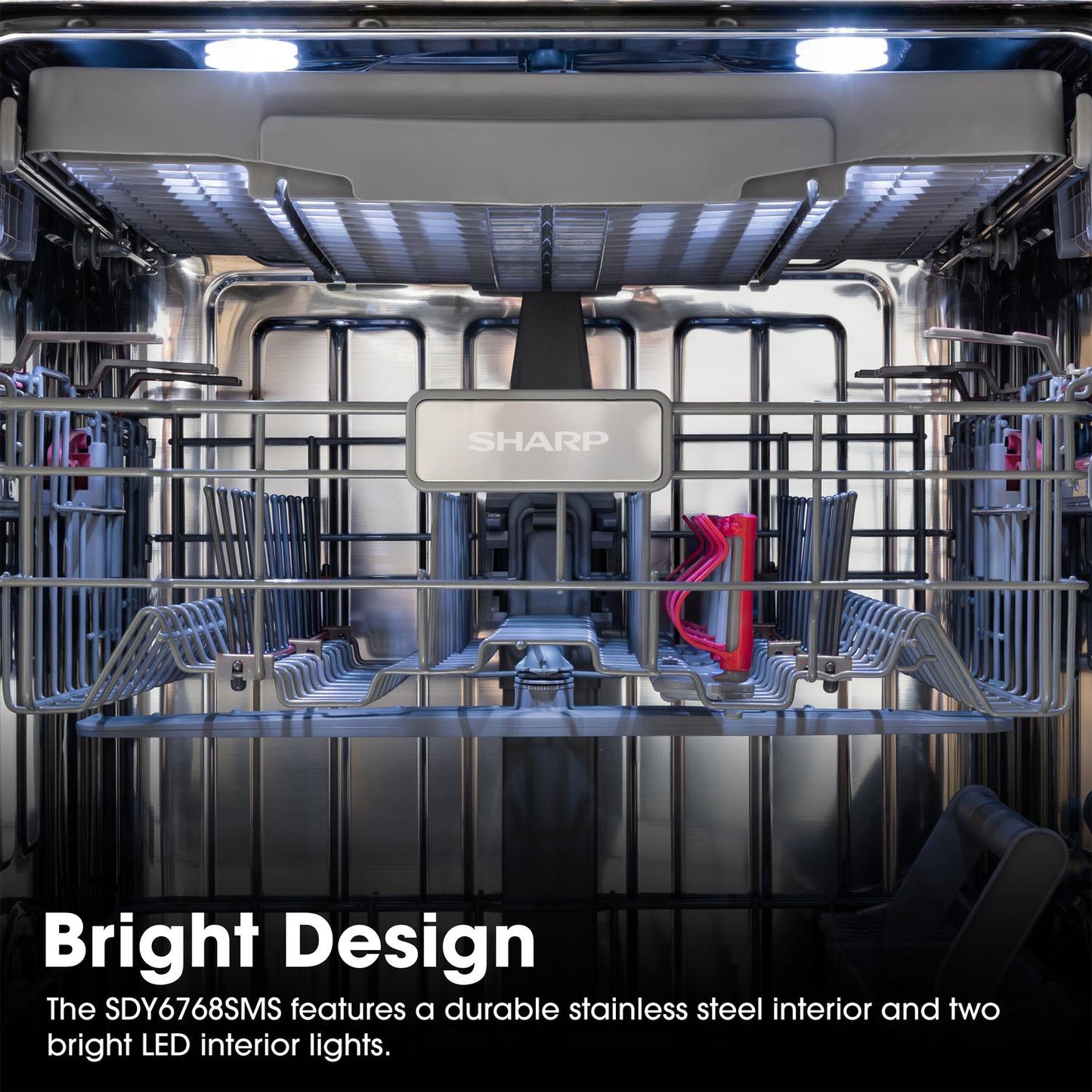 Sharp SDY6768SMS 24 in. Stainless Steel Dishwasher