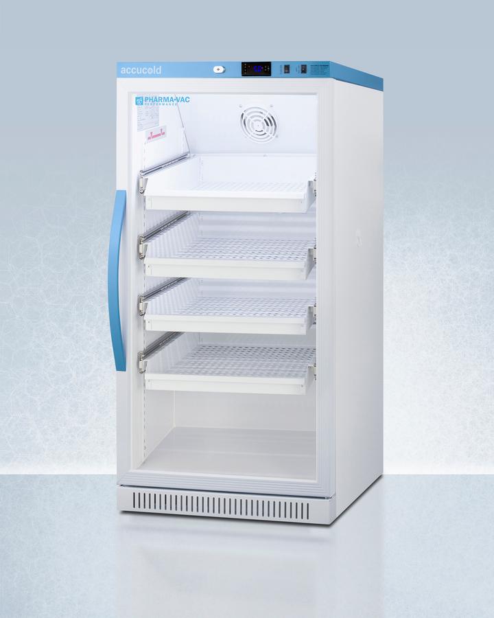 Summit ARG8PVDR 8 CU.FT. Upright Vaccine Refrigerator With Removable Drawers