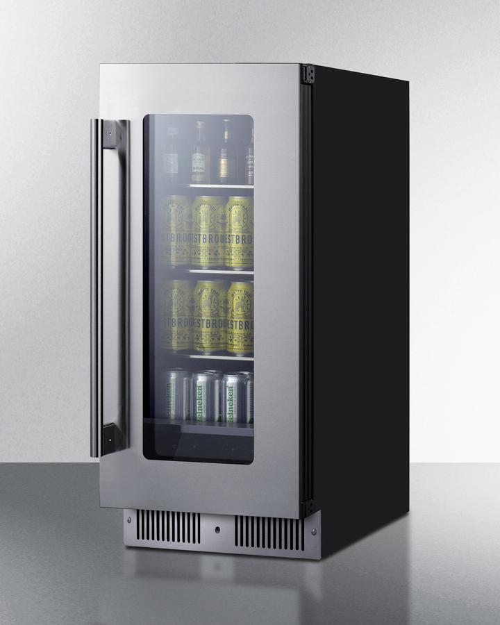 Summit SDHG1533LHD 15" Wide Built-in Beverage Center