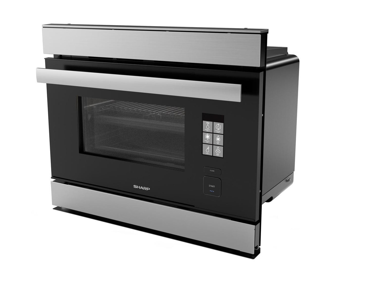 SSC2489DS Sharp SuperSteam+ Smart Superheated Steam and Convection Built-In Wall Oven