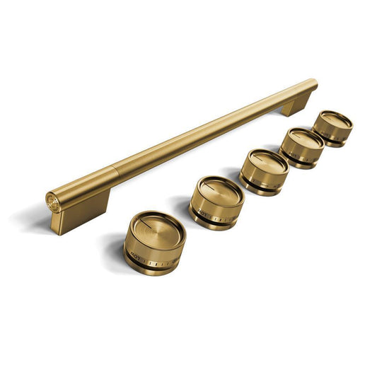 Kitchenaid W11773968 Brass Handle and Knob Hardware Accessory Kit for KitchenAid® Slide-In ConvectionRange