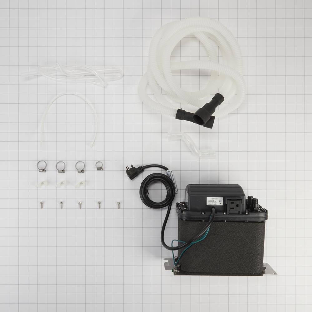 Kitchenaid 1901A Ice Machine Drain Pump Kit, used with 50-lb ice makers, for excess water up to 10' H