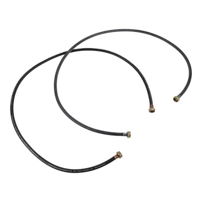 Kitchenaid W11085908 6' Black braided washer fill hoses - 2 pack