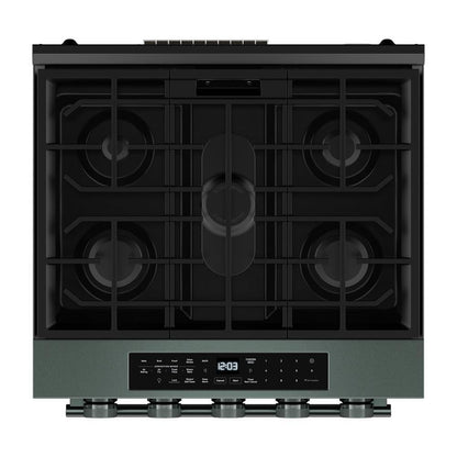 Kitchenaid KSGS530SJP 5.0 Cu. Ft. Smart Slide-in Gas Range with Convection Cooking Modes and 2-in-1 Burner