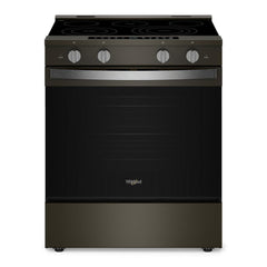 Whirlpool WSES7530RV 30-inch Smart Slide in Electric Range with Air Cooking Technology, No Preheat Air Fry, WipeClean™ Coating, Steam/Self Clean and High Speed Preheat