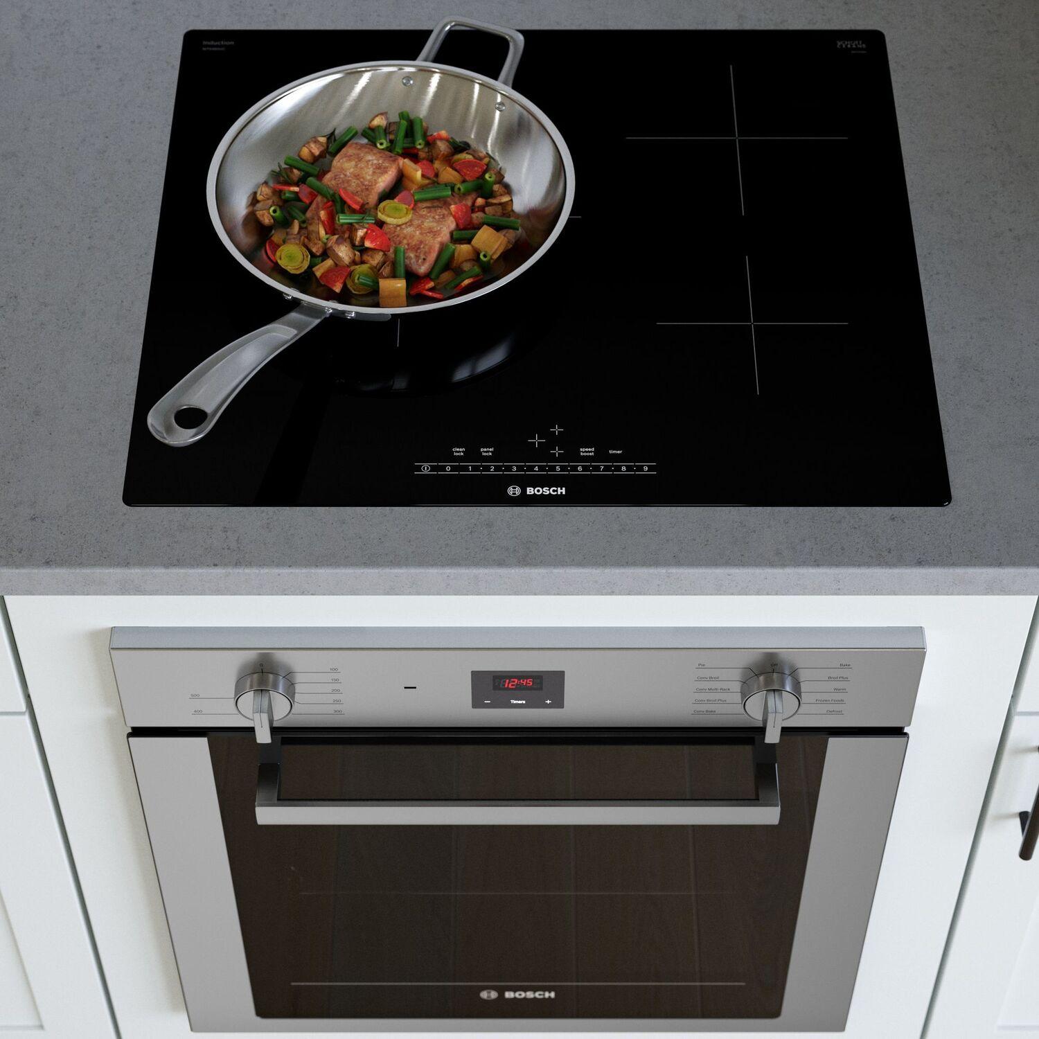 Bosch 500 Series Induction Cooktop 24" Black, Without Frame NIT5460UC