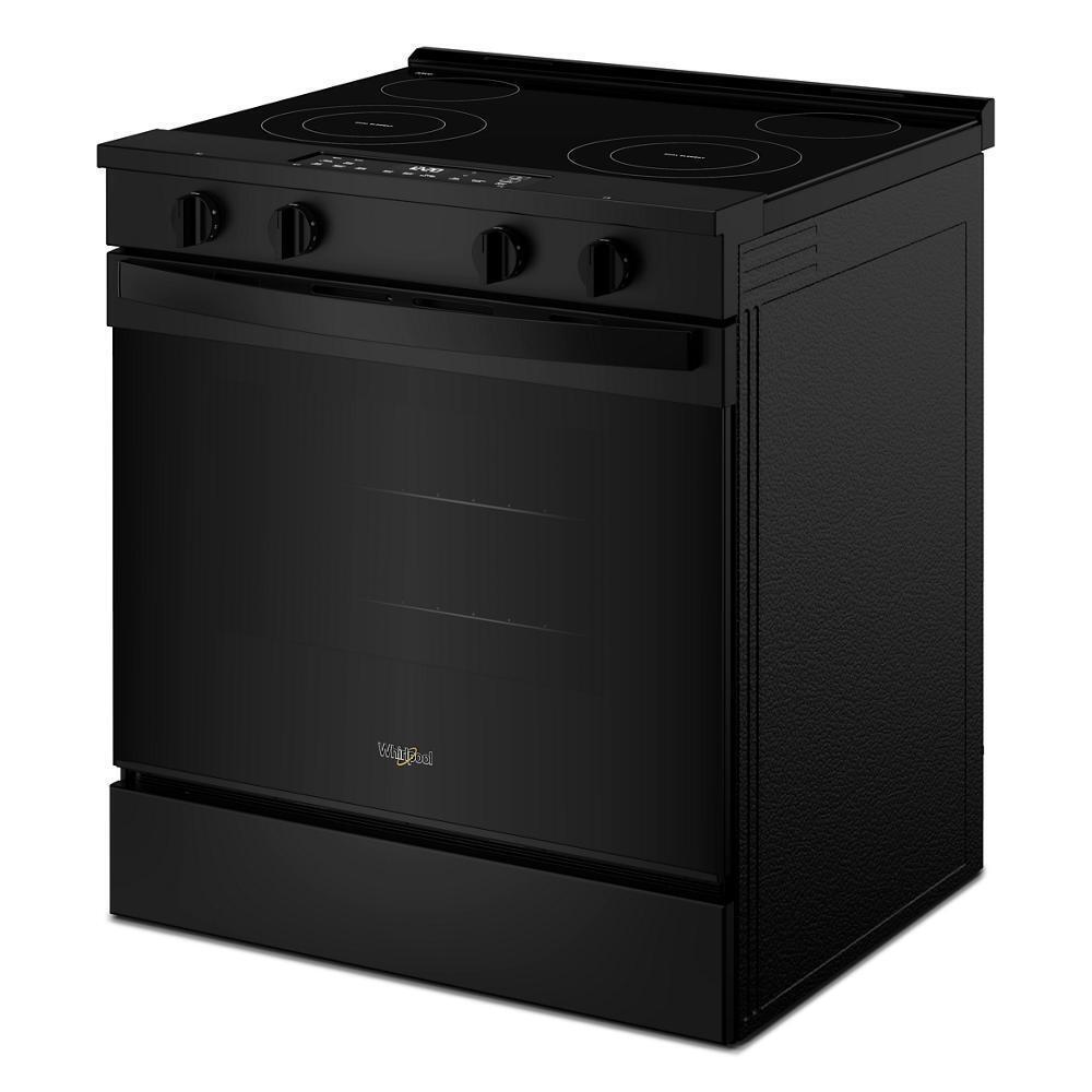 Whirlpool WSES3130SB 30-inch Electric Range with No Preheat and Slow Cook Modes