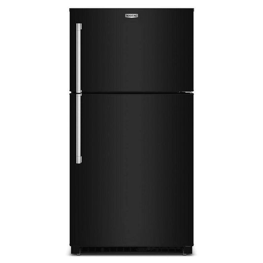 Maytag MRTX5121TB 33-Inch Wide Top-Freezer Refrigerator with Garage Mode-21 Cu. Ft.