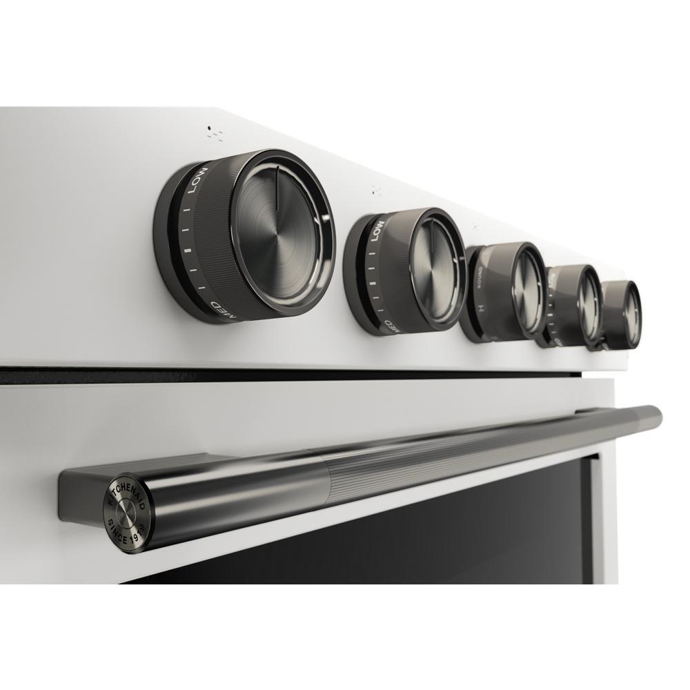 Kitchenaid KSGS530SPL 5.0 Cu. Ft. Smart Slide-in Gas Range with Convection Cooking Modes and 2-in-1 Burner