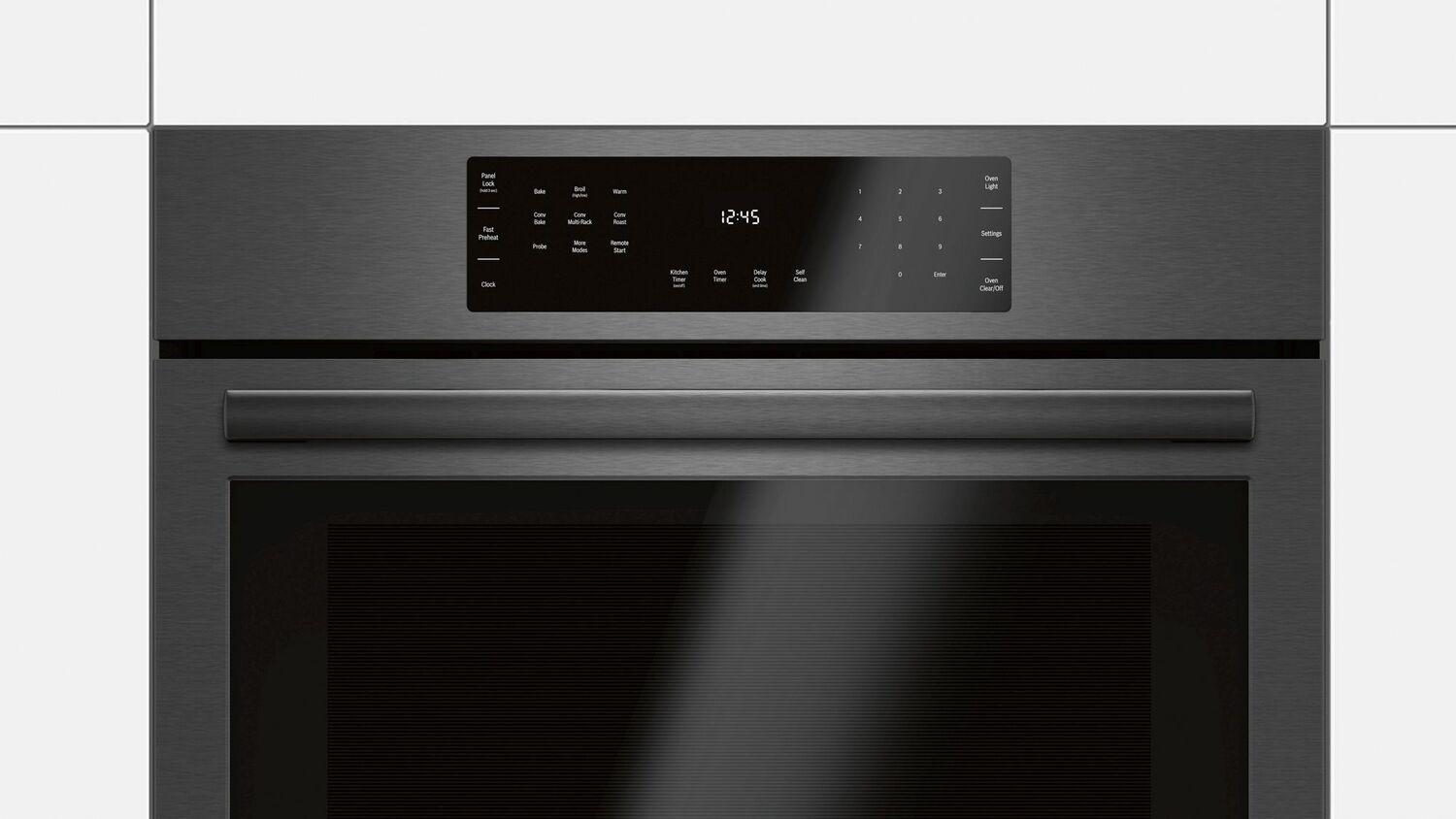 Bosch HBL8443UC 800 Series Single Wall Oven 30" Black Stainless Steel