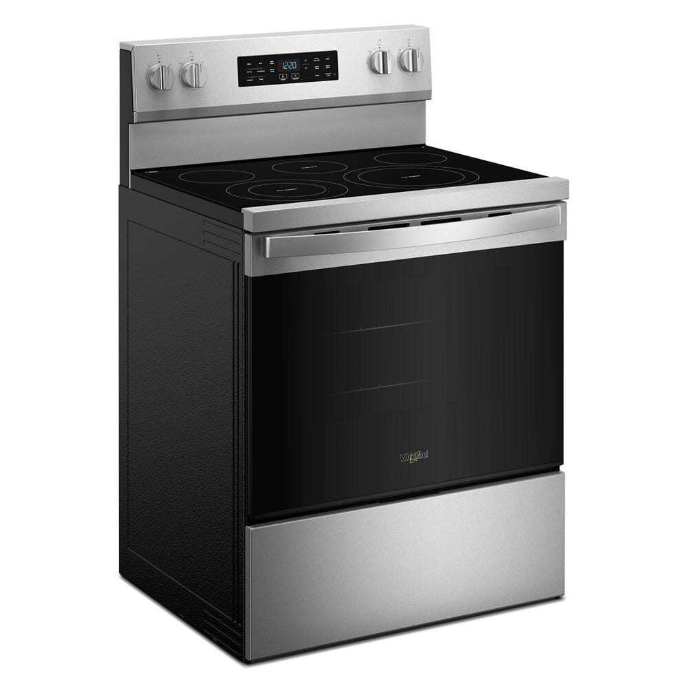 Whirlpool WFES5730SZ 30-inch Electric Range with Air Cooking Technology