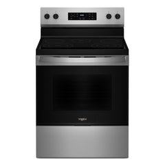 Whirlpool WFES3330RZ 30-inch Electric Range with No Preheat Mode and Steam Clean