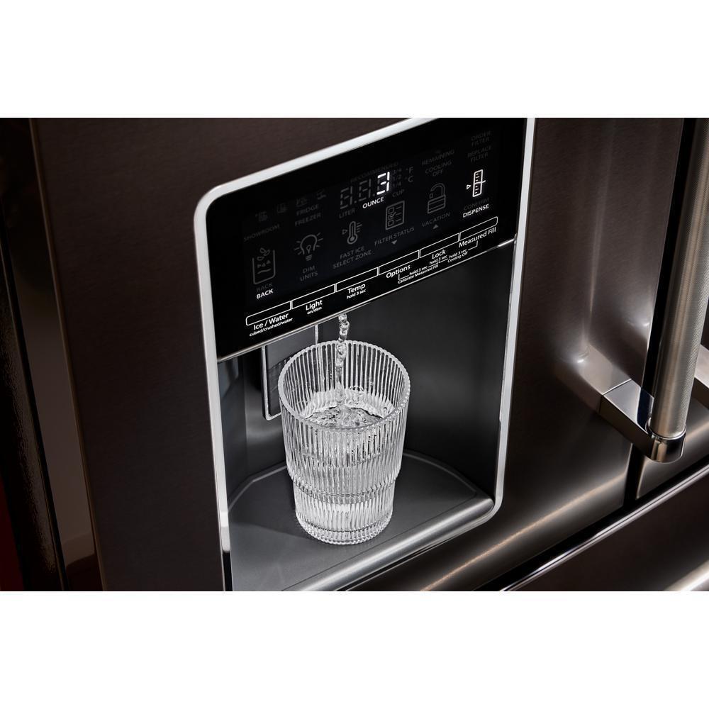 Kitchenaid KRMF536RBS 26.2 Cu. Ft. Multi-Door French Door Refrigerator with Platinum Interior