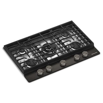 KCGK730SBE KitchenAid® 30 in. Gas Cooktop with 5 Burners and Integrated Wok Grate