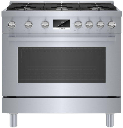 Bosch HGS8655UC 800 Series, Gas freestanding range, 36'', Stainless steel