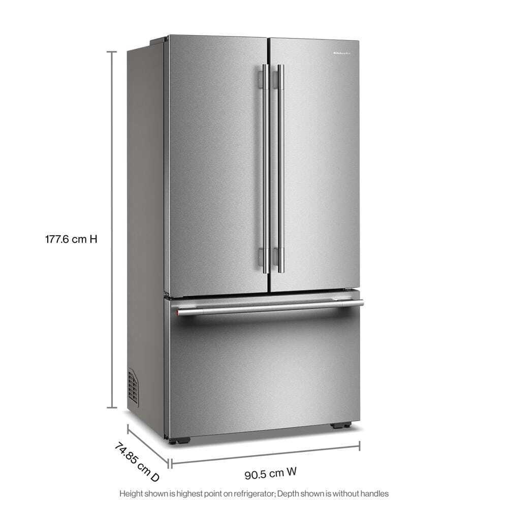 Kitchenaid KRFC336SPS Counter-Depth French Door Refrigerator with Internal Water Dispenser