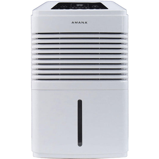48 Pint Portable Dehumidifier with Adjustable Humidistat, Auto Shut-Off Indicator, and 24-Hour Timer