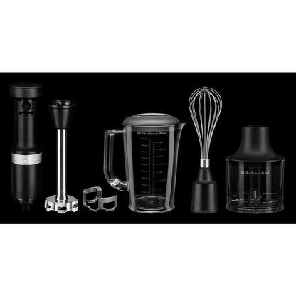 Kitchenaid KHBV83BM Variable Speed Corded Hand Blender with Accessories